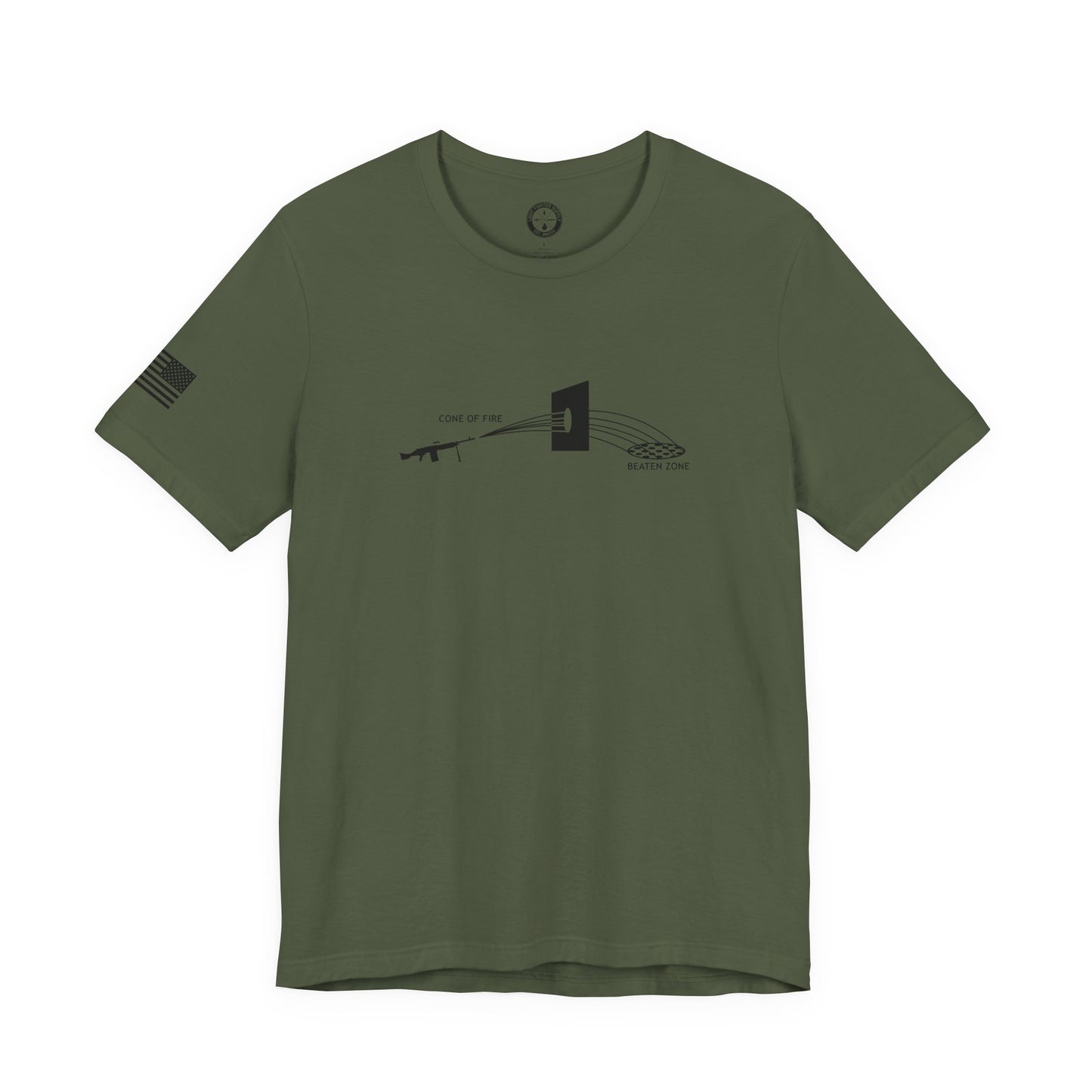 Cone of Fire Tee - OD Green