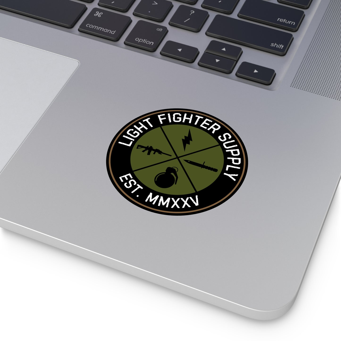 Light Fighter Supply Logo - 3" x 3" Vinyl Decal Sticker